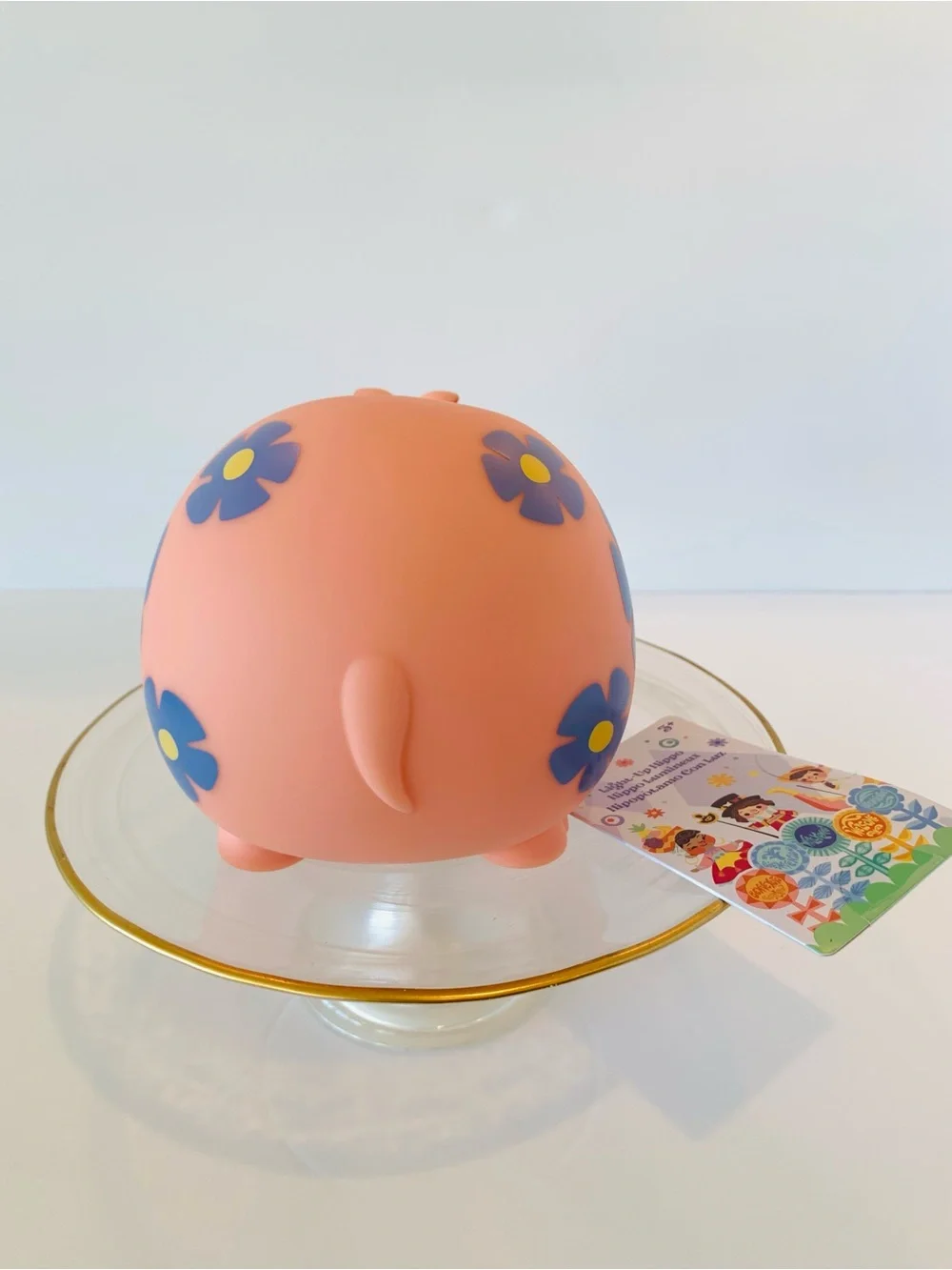 NEW Disney Parks it’s a small world Light-Up Hippo Desk Top Lite Figure NWT